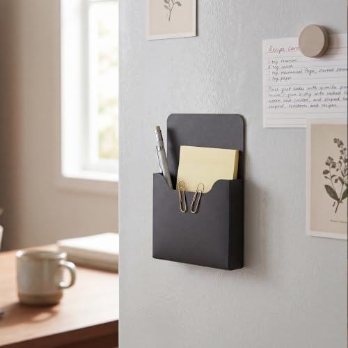 Magnetic File Folder Holders Set for Whiteboards & Metal Surfaces - 8 Pack