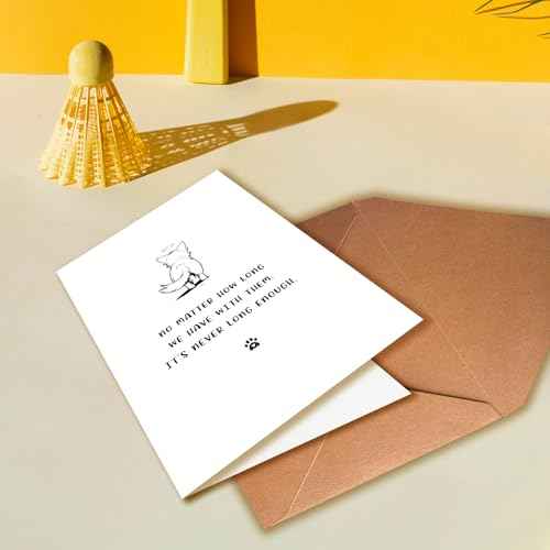 Dog Sympathy Card, Dog Bereavement Card, Heartfelt Condolence Card for Pet¡®s Owner to Express Condolences and support