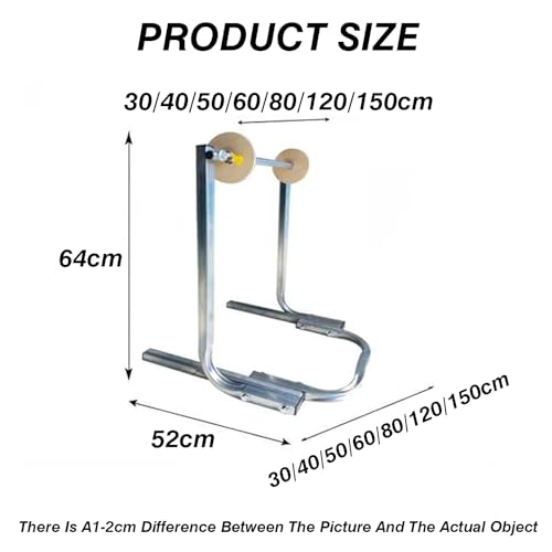64x52x30cm Bubble Wrap Dispenser Stand - Heavy Duty Roll Holder for Moving & Shipping