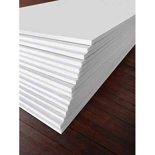 White Foam Board 20 x 30 x 3/16" (5mm) Inch, 10 Pack Acid-Free Foam Core Poster Board Sheets for Art, Crafts, Presentation, Vision Board, Signboard, and Party Decorations