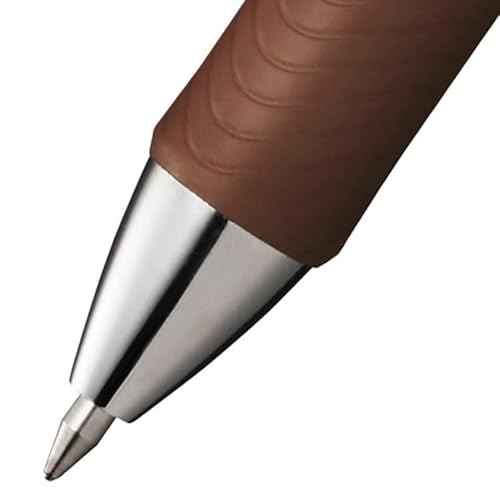 Pentel EnerGel RTX Retractable Liquid Gel Pen, (0.7mm) Metal Tip, Medium Line, Brown Ink, 12 pack (BL77-E)