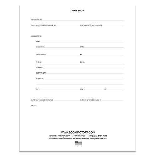BookFactory Lab Notebook - 168 Pages (.25'' Grid Format), 8 7/8'' x 11 1/4'', Blue Cover, Section Sewn Hardbound Laboratory Notebook (Made in USA)