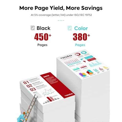 PG-275XL CL-276XL Replacement for Canon Ink 275 and 276 PG275 CL276 275XL 276XL Ink Cartridge Combo Pack for PIXMA TR4720 TS3522 TS3500 TR4700 TR4722 TS3720 printer Ink Cartridge (Black Color,2-Pack)