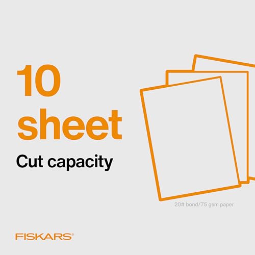 Fiskars 9-Inch Portable Paper Cutter for Crafts and Scrapbooking