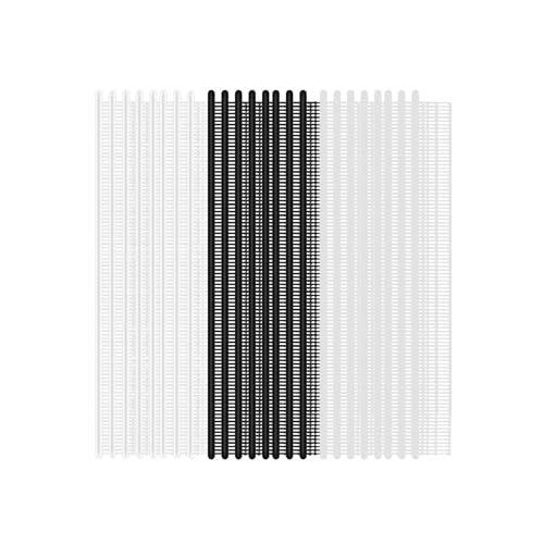 Micro Stitch Fasteners Kit 0.18 inch (4.5 mm) 3000 pcs for Mini Sewing Gun – Black/White/Transparent