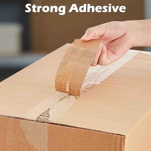 36 Rolls Clear Packing Tape with Dispenser, 1.88In x 60 Yards Heavy Duty Packaging Tape Refills for Shipping Packaging Mailing Moving, 2.7mil Thick, 2160 Total Yards
