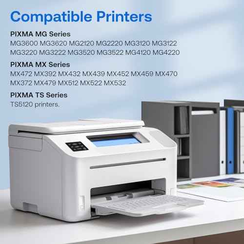 240XL Black Ink Cartridge Combo Pack Replacement Compatible for Canon PG-240XL for PIXMA TS5120 TS5100 MX472 MG3620 MG3600 MG3520 MG2120 MG3222 (2 Black)