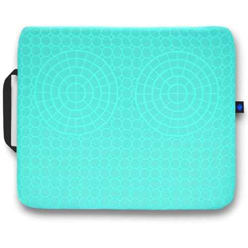 Gel Seat Cushion for Tailbone Support and Relief from Butt and Back Pain and Pressure - Cushions are Large Thick and Comfortable - Ideal for Office Chairs Driving Travel and Long Sitting