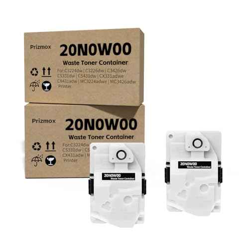 20N0W00 Waste Toner Box Replacement for LexMark 20N0W00 Xerox C230 C235 008R13326 Waste Toner Container for C2326 C3224dw C3326dw C3426dw CS331dw CS431dw CX331adwe CX431adw MC3224 MC3326 MC3426i 2P