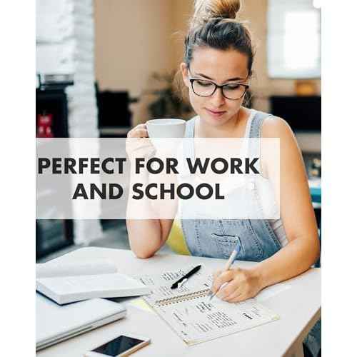 Beautiful To Do List Notebook - Aesthetic Daily Planner to Easily Organize Your Tasks And Boost Productivity - Stylish Undated Planner And School or Office Supplies For Women
