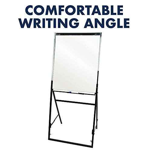 Quartet Futura¢â Non-Magnetic Dry-Erase Whiteboard/Flipchart Easel, 26" x 35", Steel Frame With Black Finish