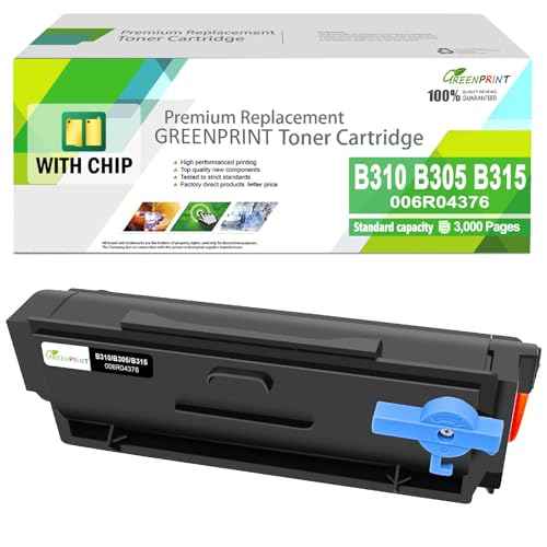 006R04376 Remanufactured Toner Cartridge B305 B310 B315 Standard Capacity 3000 Pages for B305 B310 B315 B305DNI B310DNI B315DNI Printers (1 Black)