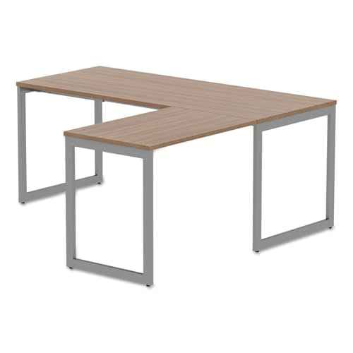 Alera alera Open Office Series o-Leg Return Base, Fully Adjustable, 36 to 70.78w x 23.38d x 28.5h, Silver
