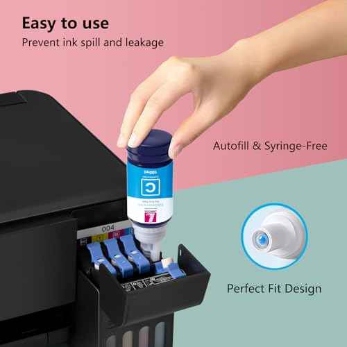 £¨Not Sublimation Ink£© 600ML 552 Regular Ink Compatible Refill Bottle Regular Ink Replacement for 552 T552 for ET-8500 ET-8550 Printers (6 Color, BK PB C M Y K Gray)