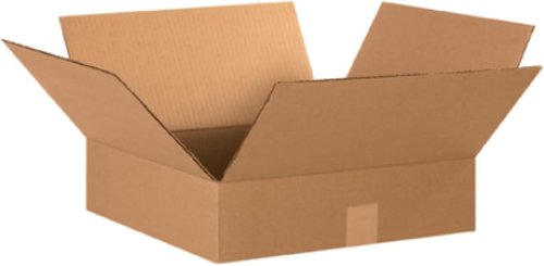 Secure Seal | 50-Pack 15x15x4 Corrugated Cardboard Shipping Boxes for Moving & Mailing
