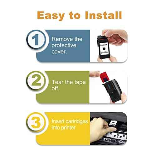 Remanufactured Ink Cartridge Replacement for Canon 245XL 246XL Plus (Black, Tri-color)