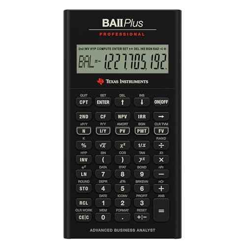 Texas Instruments BA II Plus Professional Financial Calculator