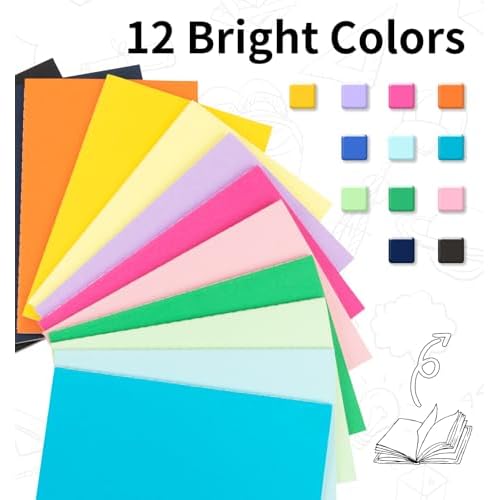 24 Pack Colorful Lined Notebooks for Writing, Journals Bulk, A5 Composition Books, 8.3x5.5 Inch, 60 Pages, 30 Sheets Sketchbooks for Office School Travel Supplies (Lined-24 pack, 12 Colors)