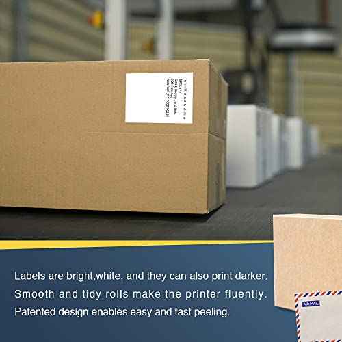 BETCKEY - Compatible Continuous Film Labels Replacement for Brother DK-2212 (2.4 in x 50 ft), Use with Brother QL Label Printers [6 Rolls]