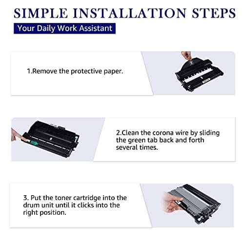 DR-730 Drum Unit Compatible Replacement for Brother DR730 DR 730 Drum for Brother MFC-L2710DW HL-L2350DW HL-L2395DW HL-L2390DW HL-L2370DW DCP-L2550DW MFC-L2750DW Printer (2 Pack,NOT Toner)