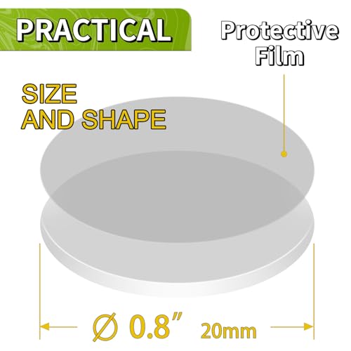 Piteno 350Pcs 0.8 Inch Clear Removable Double Sided Adhesive Dots for Posters & Crafts