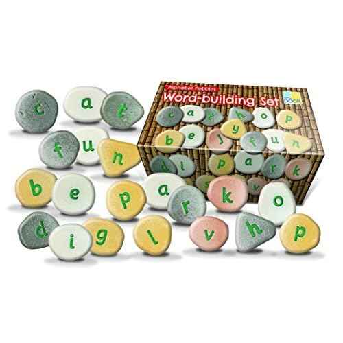 Yellow Door Alphabet Pebbles, Word-Building Set