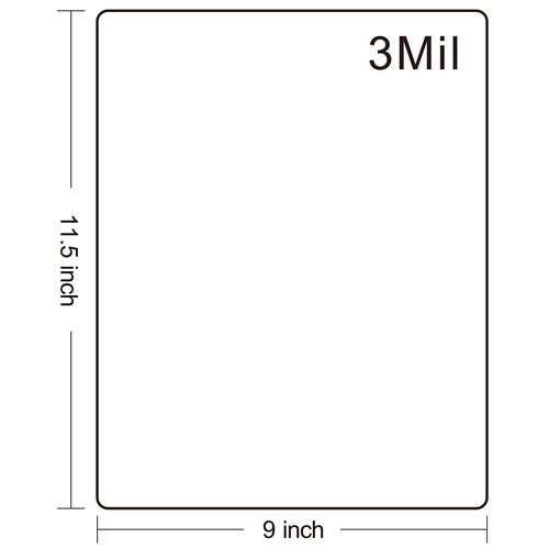 Ktrio 50 Pack 5 Mil 11 x 17 Inches Laminating Sheets, 200 Pack 3 Mil 8.5 x 11 Inches Thermal Laminating Pouches