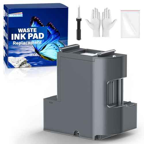 Waste Ink Pad Replacement with Reset Software for Ecotank ET-2850 ET-2760 ET-2750 ET-2700 ET2850 ET2760 ET2750 ET2700 2850 2760 2750 2700 Printer, Maintenance Box with Reset Software