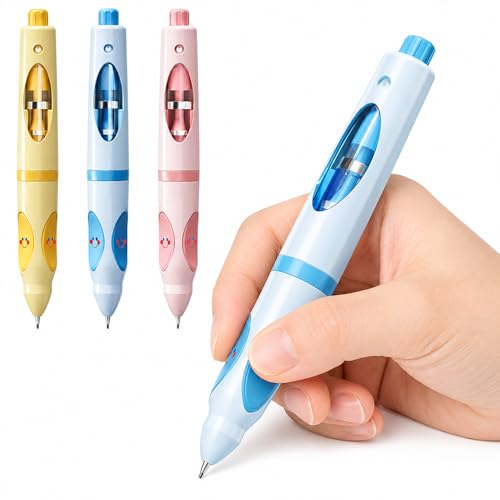 Noelen Gad Write Right Learning Pencil with Posture Correction & Auto Refill - Blue