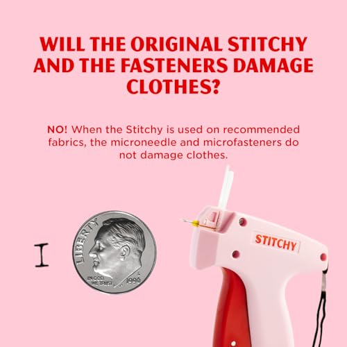 Tucky Stitchy Micro Fasteners 4000 Count (2 Pack) Black & White for Original Stitchy
