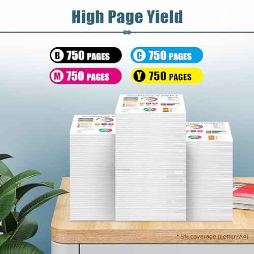 Compatible LC404 Ink Cartridge BK/C/M/Y Replacement for Brother LC404 Ink Cartridges Combo Pack for Brother MFC-J1205W MFC-J1215W Printers, 4-Color LC404