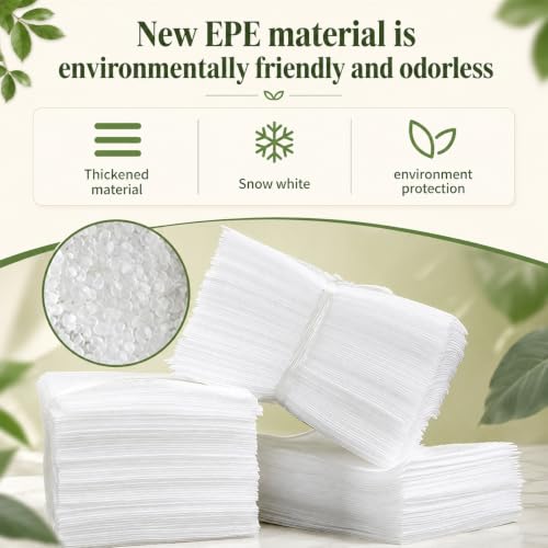 100 Pack Packing Foam Pouches,8 x10IN Shockproof Cushioning Protection