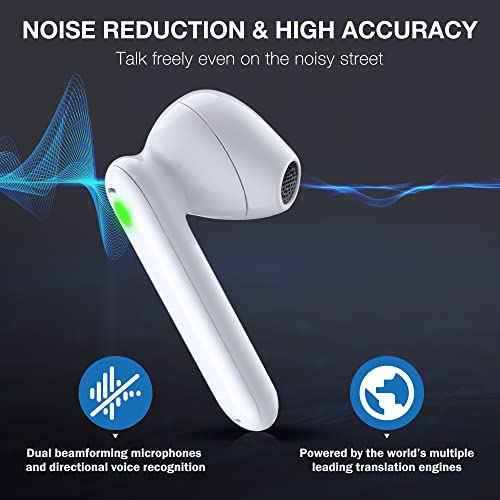 Timekettle WT2 Edge W3 Translator Device,Bidirection Simultaneous Translation, Translator Earbuds with 40 Languages, Real time Translator,Fast Reaction with Revolutionary Al Tech, Online Version