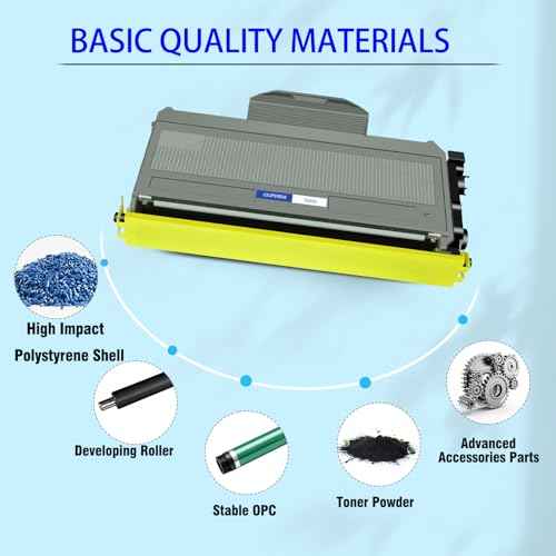 3 Pack High Yield Compatible Black Toner Cartridge Replacement for Brother TN360 TN-360 TN330 TN-330 toner to Work with HL-2170W HL-2140 DCP-7040 MFC-7840W MFC-7320 MFC-7340 MFC-7345 Printer