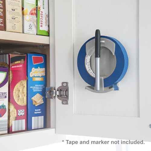 Kitchen Stickin¡¯¢ç Tape Dispenser, Wall-Mounted Tape and Label System (Core System/Tape & Marker Not Included)