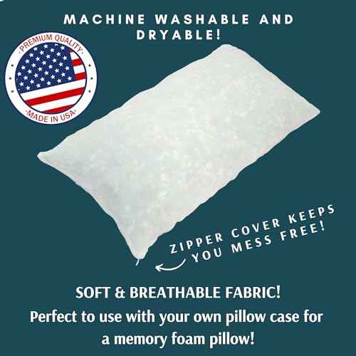 Shredded Memory Foam (5 Pound), Made in USA, 5 LBS Refill, Bean Bag Refill, Stuffing for Couch, Filler for Chair and Pillow, Filling for Cushions.