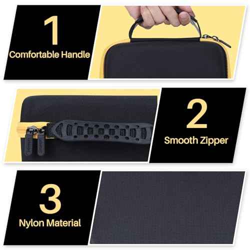Hard Case Compatible with Kodak Dock Plus 4PASS / Kodak Dock Premium 4x6 Portable Instant Photo Printer (Black Case)