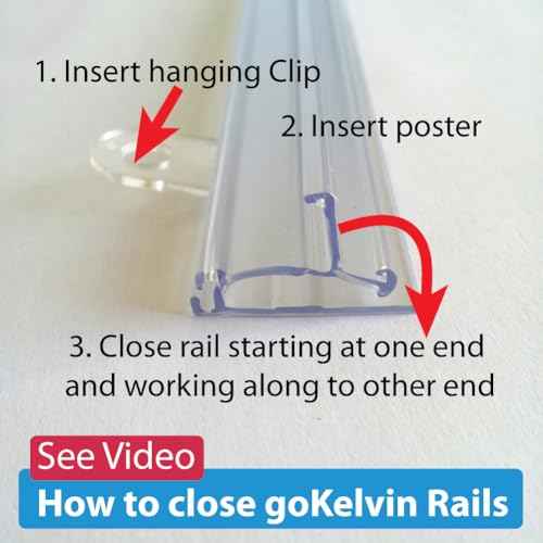 Poster Hanger Frame 48 inch wide 48x36 48x48 48x72 (Clear)