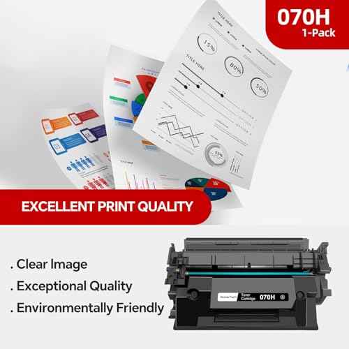 070/070H high Yield Toner Cartridge Compatible Replacement for Canon 070H/070/CRG-070 Toner Cartridge with Canon imageCLASS MF465dw MF462dw LBP247dw LBP246dw Printers|10200-Page Capacity