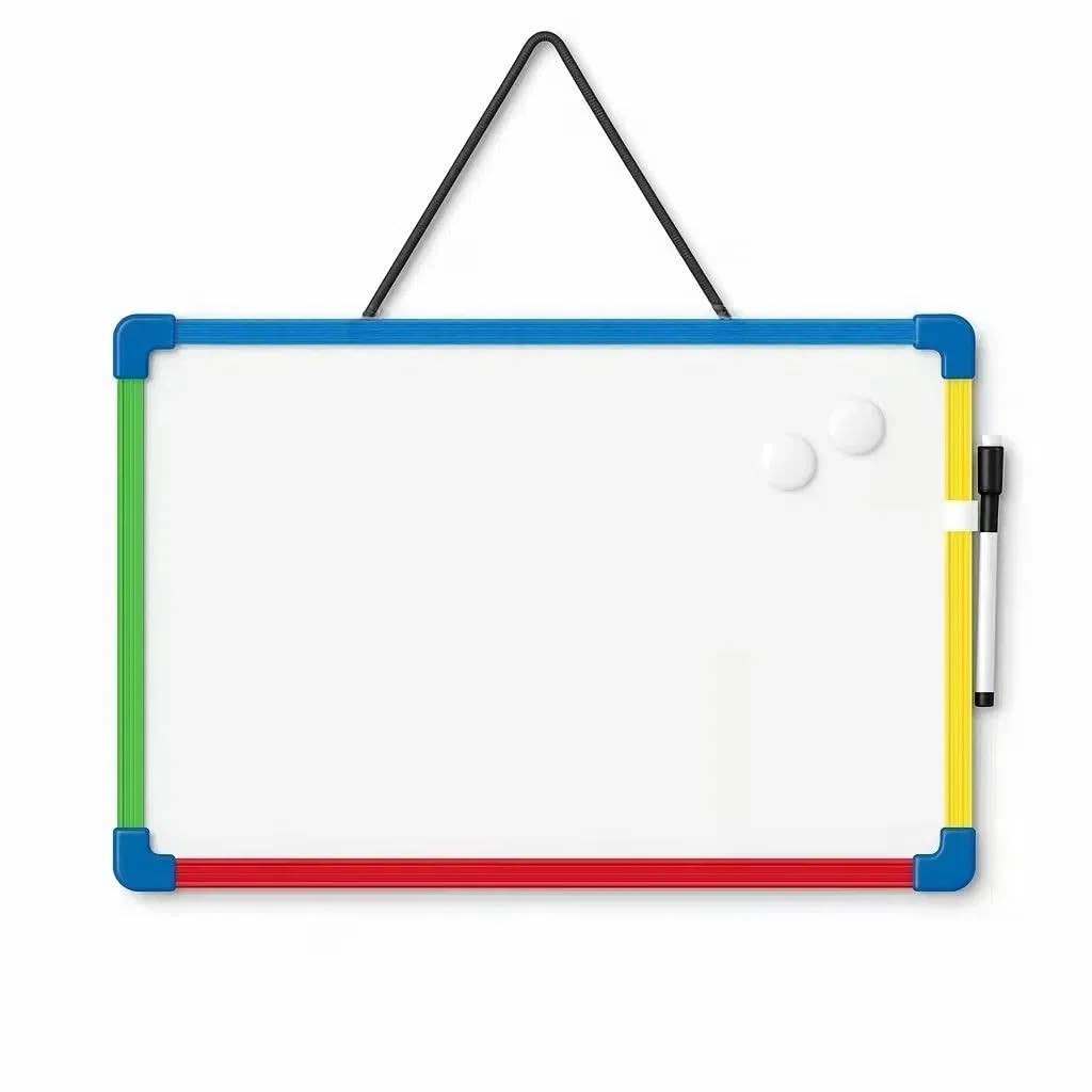 Double-Sided Magnetic Small White Board 11x7 Inch, Dry Erase Board with Marker & 2 Magnets, Hanging Mini Whiteboard for School, Home, Office, Classroom, Study, Teaching Use