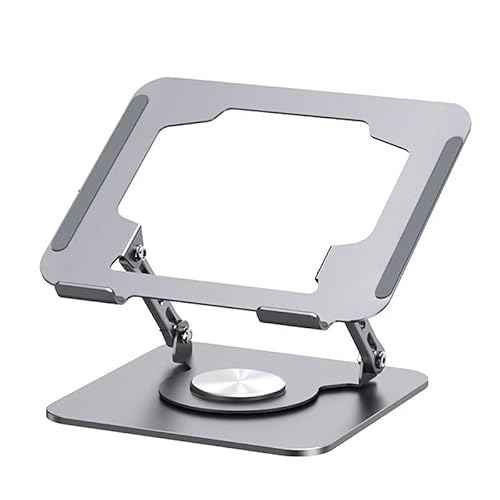 Adjustable Laptop Stand£¬Laptop Stand with 360 Rotating Base£¬Ergonomic Notebook Stand, Foldable Portable Notebook Stand Suitable for laptops/Tablets.