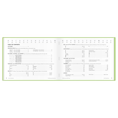 Pre-K Learning Workbook for Kids - Early Writing & School Readiness