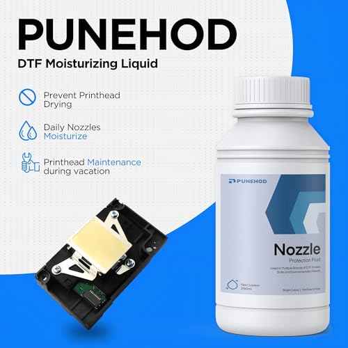PUNEHOD DTF Printhead Moisturizing Liquid for Printer, Universal Print Head Moisturizer Fluid Refill - 250ML