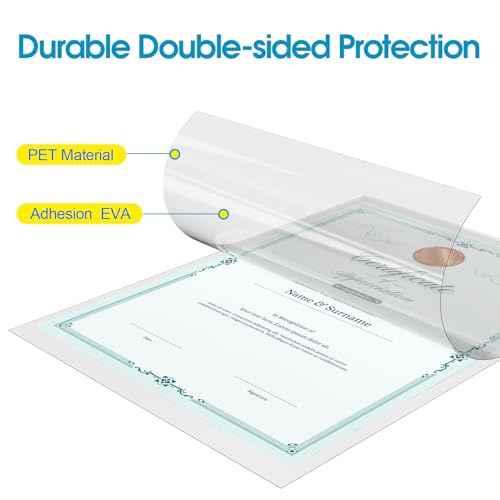 KTRIO 5 Mil Laminating Sheets, Hold 11 x 17 Inches Sheet, 100 Pack Thermal Laminating Pouches, 11.5 x 17.5¡± Laminate Sheets for Laminator, Clear Lamination Sheet Paper, Office School Home Supplies