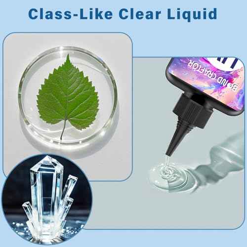 UV Resin 300g, Fast Curing Clear Epoxy Resin Hard Type for Jewelry Making, Craft, DIY
