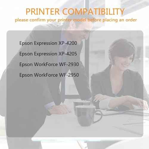 Run Star 4 Packs 232XL T232XL Black Remanufactured Ink Cartridge Replacement for Epson 232XL T232XL use for Expression Home XP-4200 XP-4205 XP4205 Workforce WF-2950 WF-2930 Printer (4 Black)