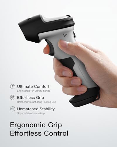 Inateck 1D Bluetooth Barcode Scanner with 2600mAh Battery, 115ft Range, BCST-70