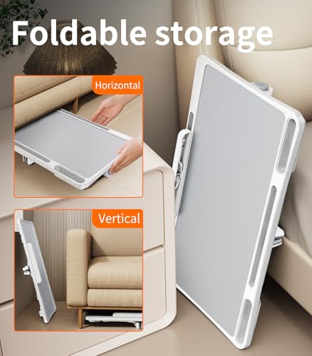 Adjustable Laptop Bed Desk with Bookstand & Foldable Tray for Bed Couch Reading