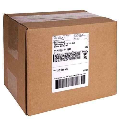 RBHK 8.5 x 5.5 Inches Half Sheet Self Adhesive Shipping Address Labels for Laser and Inkjet Printer, Rounded Corner, 1000 Labels
