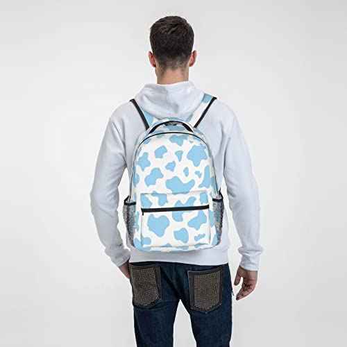 ASYG Cow Printed Backpack Cute Laptop Backpack Tablet Travel Picnic Bag Cute Laptop Bag
